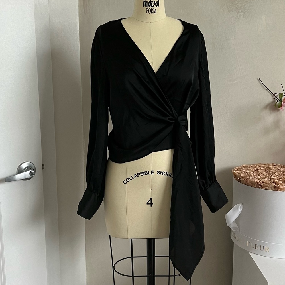 Zara Blouse with tie detail